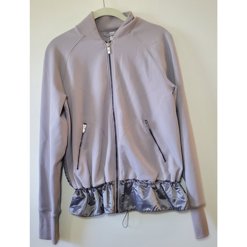 Lululemon Swept Along Jacket Women’s Size X8 Dark Chrome EUC Athleisure Satin